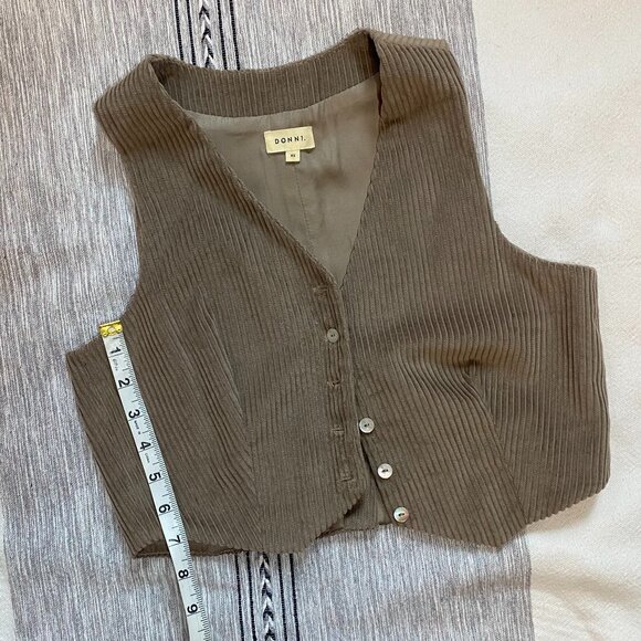 Donni Corduroy Crop Vest - XS - Picture 5 of 5